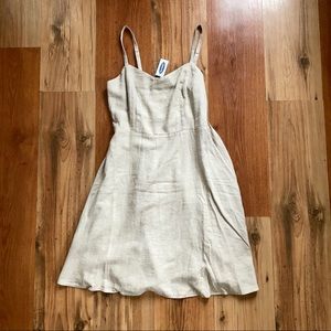 NWT Linen Blend Cami Dress